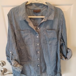 Lane bryant chambray shirt